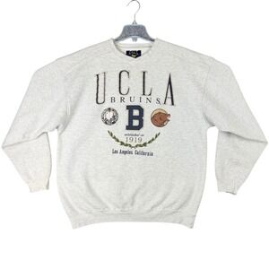 Vtg 90s UCLA Bruins Mens XL Crewneck Sweatshirt Grey Alumni Collegiate Galt Crew